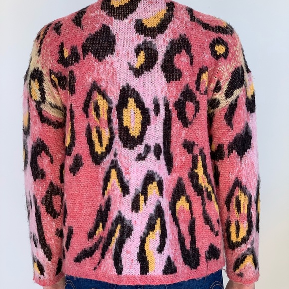 Animal Print Mockneck Sweater - Picture 7 of 9
